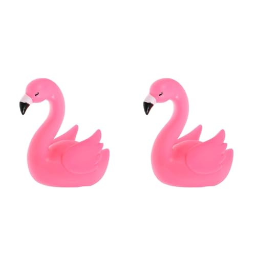 Uonlytech 2 Stk Flamingo-nachtlicht Schreibtischlampen Schlafzimmerlampe Nachttischlampen Bett Schrank Lampe Flamingo-led-lampe Nachttischlampe Baby Lichter Anordnen Batterie von Uonlytech