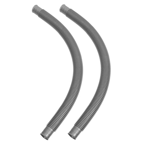Uonlytech 2 Stück Abflussrohrverbinder für Küchenspülen und Badezimmer Flexibles Erweiterbares Überlaufrohr Langlebigem Einfache Installation Zuverlässige Abdichtung von Uonlytech