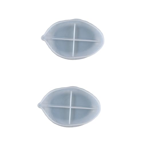 Uonlytech 2 Stück Blatt Aufbewahrungsschalen Formhalter Geformte DIY Form Epoxidform DIY Form Ornamentform Tablett Schale Silikonform Aufbewahrungsplattenform Form Für DIY von Uonlytech