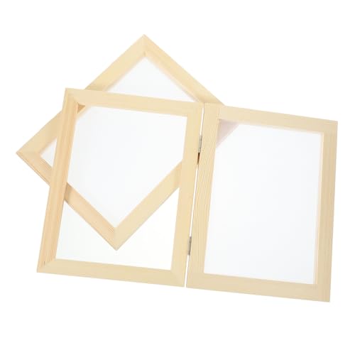 Uonlytech 2stücke Papierherstellungsrahmen Holz DIY Bastelrahmen Papierherstellung Sieb Rahmen Für Junge Mädchen Kreativität Uonlytech 2stücke Papierherstellungsrahmen Holz DIY Bastelrahmen Papierherstellung Sieb Rahmen Für Junge Mädchen Kreativität von Uonlytech