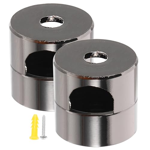 Uonlytech 2 Stück Deckenhaken aus Aluminium für Pendelleuchten Langlebige Metall kabelhalterung Einfache Montage Vielseitig Einsetzbar für Innenbeleuchtung und DIY projekte in Elegantem von Uonlytech