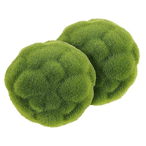 Uonlytech 2stücke Konserviertes Moos Für Moosbilder Grüne Moosbälle Für Aquarien Dekobälle Für Schalen Formschnittbälle Vasenfüller Für Wohndekoration Moosdekor Für Innenbereich Uonlytech 2stücke Konserviertes Moos Für Moosbilder Grüne Moosbälle Für Aquarien Dekobälle Für Schalen Formschnittbälle Vasenfüller Für Wohndekoration Moosdekor Für Innenbereich von Uonlytech