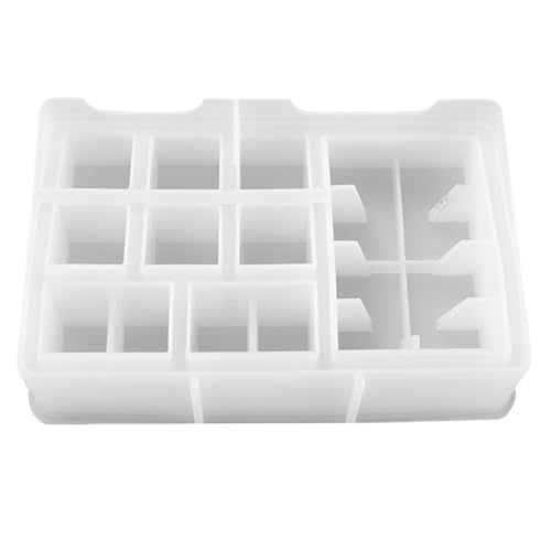 Uonlytech 2 Stück Diy Silikonform für Aufbewahrungsboxen Flexibles Gießwerkzeug für Schmuck und Kosmetik für Kreative Handwerksprojekte von Uonlytech