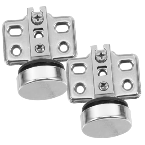 Uonlytech 2 Stück Edelstahl Scharniere Küchenschrank Soft close Türdämpfer Vollüberlagerung Möbelbeschläge für Geräuscharmes Schließen und Langlebige Küchenschranktüren von Uonlytech