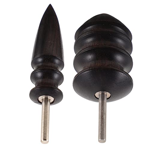 Uonlytech 2 Stück Elektrischer Lederpolierstab Teiliges aus Holz für DIY Lederkantenpolitur Handwerkliches Lederpolier und Schleifwerkzeug Langlebig und Präzise für Professionelle Ergebnisse von Uonlytech