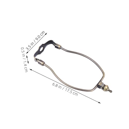 Uonlytech 2 Stück Lampenschirm Harfenhalter aus Robustem Legierungsmetall Praktischer Lampenhalter für Tisch Stehlampen Langlebig Verformungsfest Einfache Glühbirnenwechsel Geeignet für von Uonlytech