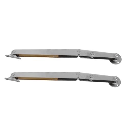 Uonlytech 2 Stück Luftdruck-Stützstange Hydraulikgasstrebefedern Stütze für Gasschocklifting Bettlift -Mechanismus -Kit schwere Streben Scharnierstrebenunterstützung Gasfeder Zinklegierung von Uonlytech