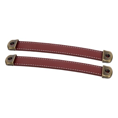 Uonlytech 2 Stück PU Lederriemen Griffe Vintage Stil Möbelgriff Braun Ergonomisch Strap Griff Für Schrank Schublade Truhe Kommode Küche Einfach Montage Uonlytech 2 Stück PU Lederriemen Griffe Vintage Stil Möbelgriff Braun Ergonomisch Strap Griff Für Schrank Schublade Truhe Kommode Küche Einfach Montage von Uonlytech