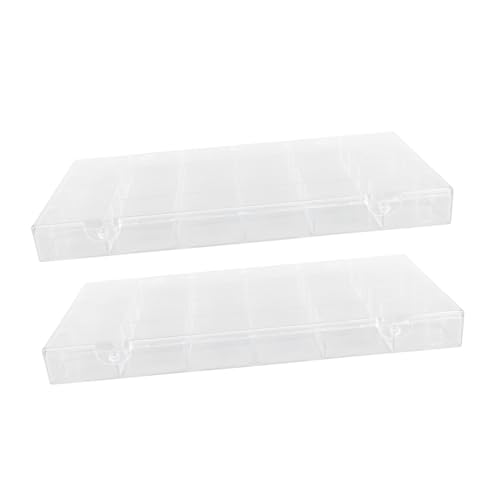 Uonlytech 2 Stück Praktische Nagelpflege Aufbewahrungsboxen Mehrfachfächer Organizer für Maniküre Zubehör und Platzsparend zum Ordnen von DIY Nagelaccessoires Uonlytech 2 Stück Praktische Nagelpflege Aufbewahrungsboxen Mehrfachfächer Organizer für Maniküre Zubehör und Platzsparend zum Ordnen von DIY Nagelaccessoires von Uonlytech