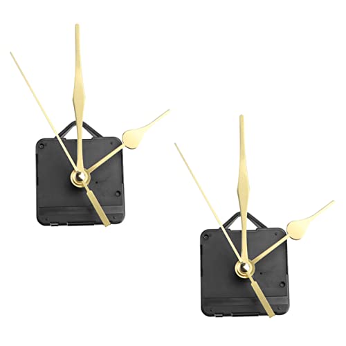 Uonlytech 2 Stück Quarz Uhrwerk Mechanismus mit Langschaft DIY Uhr Reparatur für Wanduhren Leise und Präzise Zeitmessung für Handarbeiten und Bastelprojekte Uonlytech 2 Stück Quarz Uhrwerk Mechanismus mit Langschaft DIY Uhr Reparatur für Wanduhren Leise und Präzise Zeitmessung für Handarbeiten und Bastelprojekte von Uonlytech