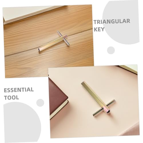 Uonlytech 2 Stück Spezielle Dreiecksschlüssel Lang für Notentriegelung Aufzugstür Kompatibel mit Giant Elevator Türschloss Präzise Passform Leicht Tragbar für Techniker und Wartung Uonlytech 2 Stück Spezielle Dreiecksschlüssel Lang für Notentriegelung Aufzugstür Kompatibel mit Giant Elevator Türschloss Präzise Passform Leicht Tragbar für Techniker und Wartung von Uonlytech