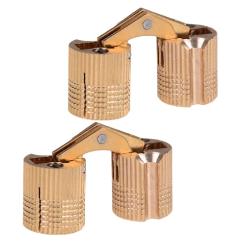 Uonlytech 2 Stück Teiliges Kupfer Schanier Unsichtbare Feder Scharniere und Korrosionsbeständig für Schmuckkästen und Holztüren Sanfte Schließfunktion für Heimwerker und Schreiner Uonlytech 2 Stück Teiliges Kupfer Schanier Unsichtbare Feder Scharniere und Korrosionsbeständig für Schmuckkästen und Holztüren Sanfte Schließfunktion für Heimwerker und Schreiner von Uonlytech