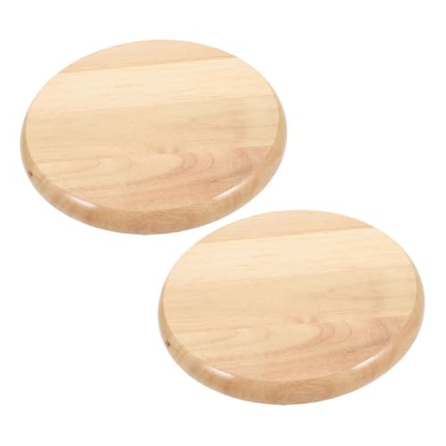 Uonlytech 2stücke Runder Holz-ersatzsitz Für Barhocker Sitzfläche Aus Holz Für Esszimmer Bar Kantine Theke Komfortable Polsterauflage Uonlytech 2stücke Runder Holz-ersatzsitz Für Barhocker Sitzfläche Aus Holz Für Esszimmer Bar Kantine Theke Komfortable Polsterauflage von Uonlytech