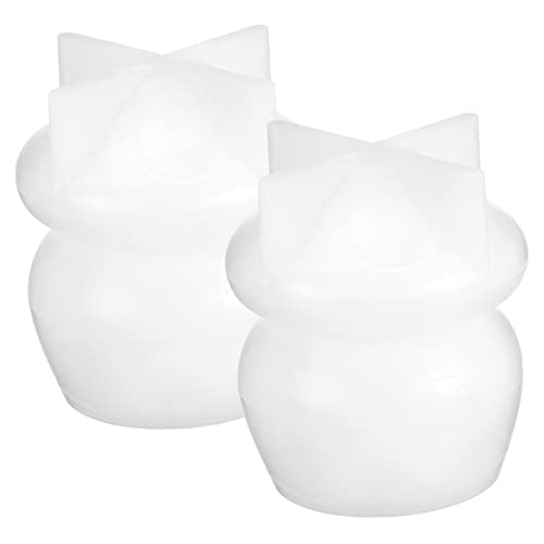 Uonlytech 2 Stück Teiliges Silikon Pilzform für Diy Kunsthandwerk Flexible Reißfeste Silikonform mit Glatter Innenfläche für Epoxidharz Gießformen Kreative Pilzglas Herstellung von Uonlytech