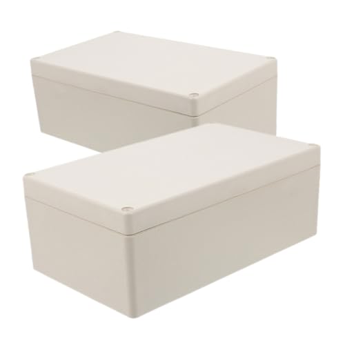 Uonlytech 2 Stück Teiliges Wasserdichtes Kunststoff verteilerdosen Wetterfeste Außen elektrobox Schlagfest Isolierend Schutzgehäuse für Verlängerungskabel und Steckdosen im Außenbereich Uonlytech 2 Stück Teiliges Wasserdichtes Kunststoff verteilerdosen Wetterfeste Außen elektrobox Schlagfest Isolierend Schutzgehäuse für Verlängerungskabel und Steckdosen im Außenbereich von Uonlytech