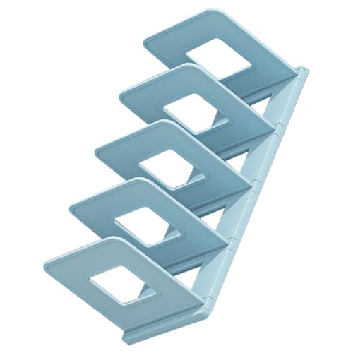 Uonlytech 2 Stück Verstellbarer Buchhalter Desktop Organizer aus Robustem Material Platzsparender Aufbewahrung Bücherständer Vielseitig für Büro und Zuhause Einfache Installation von Uonlytech