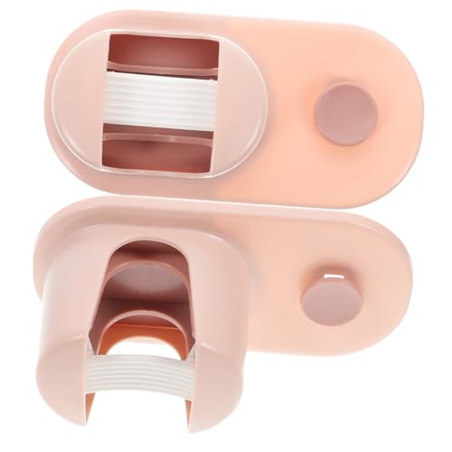 Uonlytech 2 Stück Wandmontierter Selbstklebender Mopphalter mit Rutschfestem Ppr Clip Multifunktionaler Besen und Wischmop Haken für Küche und Bad ohne Bohren Einfache Montage Glatten von Uonlytech