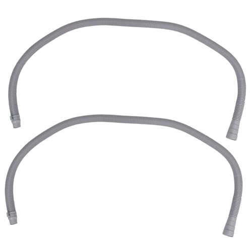 Uonlytech 2 Stück Waschmaschinen Ablaufschlauch Verstärkt und Flexibel Passend Reißfestes Abflussrohr Zubehör für Haushaltsgeräte von Uonlytech