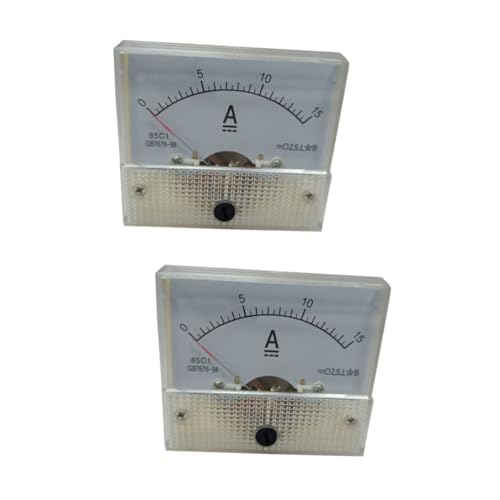 Uonlytech 2 Stücke 15a Dc Voltmeter Gauge Analog Panel Meter Taste Hochwertigem Abs Kunststoff Leicht Zu Lesen Netzteil Uonlytech 2 Stücke 15a Dc Voltmeter Gauge Analog Panel Meter Taste Hochwertigem Abs Kunststoff Leicht Zu Lesen Netzteil von Uonlytech