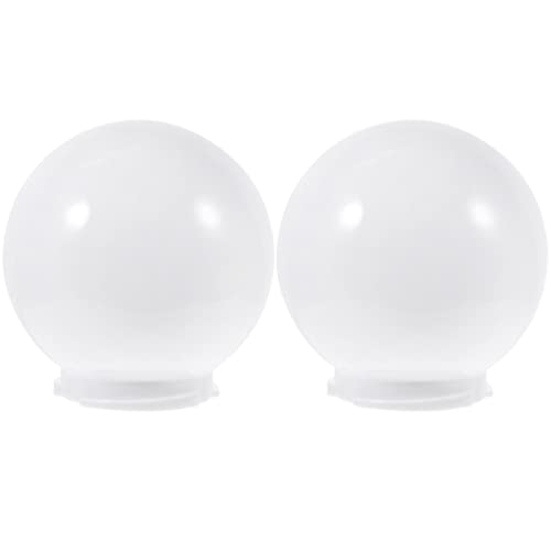 Uonlytech 2er Set Kugellampenschirme Aus Acryl Deckenleuchte Kugellampenschirm Decke Wandlampenzubehör Uonlytech 2er Set Kugellampenschirme Aus Acryl Deckenleuchte Kugellampenschirm Decke Wandlampenzubehör von Uonlytech