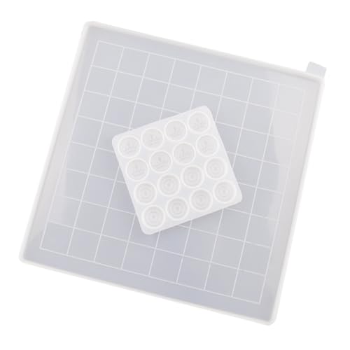 Uonlytech 2 Stücke Teiliges Silikon Gießform Schachbrett und Figuren Flexible Langlebige Diy Casting Mold für Schmuck und Dekoration Wiederverwendbar Leicht zu Reinigen Geeignet für Bastler Uonlytech 2 Stücke Teiliges Silikon Gießform Schachbrett und Figuren Flexible Langlebige Diy Casting Mold für Schmuck und Dekoration Wiederverwendbar Leicht zu Reinigen Geeignet für Bastler von Uonlytech