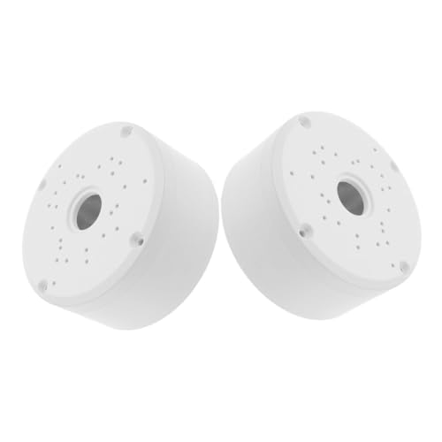 Uonlytech 2 Stücke wasserdichte Kamerahalterung mit Kabelbox Outdoor Wandmontage Basis Wetterfeste Überwachungskamera Halterung mit Verdecktem Kabelmanagement und Flexiblem Multiloch-Design Uonlytech 2 Stücke wasserdichte Kamerahalterung mit Kabelbox Outdoor Wandmontage Basis Wetterfeste Überwachungskamera Halterung mit Verdecktem Kabelmanagement und Flexiblem Multiloch-Design von Uonlytech