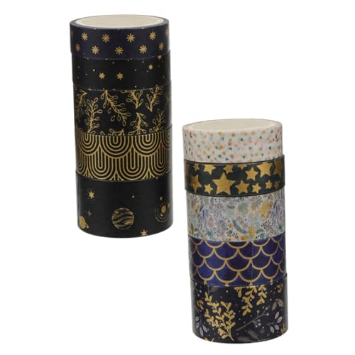 Uonlytech 20 Rollen Goldprägung Washi Tape Papierklebeband DIY Bastelband für Scrapbooking Vintage Dekoration Selbstklebend Farbenfroh Klare Druckqualität Vielseitig für Notizbücher und Uonlytech 20 Rollen Goldprägung Washi Tape Papierklebeband DIY Bastelband für Scrapbooking Vintage Dekoration Selbstklebend Farbenfroh Klare Druckqualität Vielseitig für Notizbücher und von Uonlytech