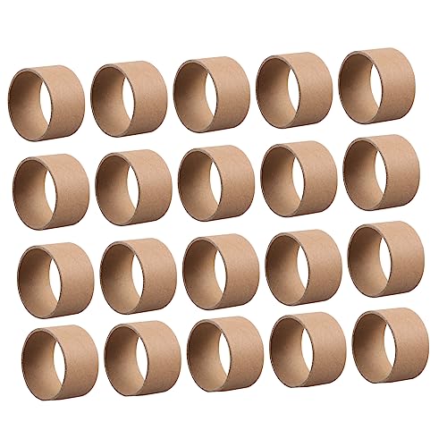 Uonlytech 20 Stück Bastel Papprollen für Runde Papierrohre für Kreative DIY Projekte Sicher und Langlebig für Kunst im Klassenzimmer und Zuhause von Uonlytech