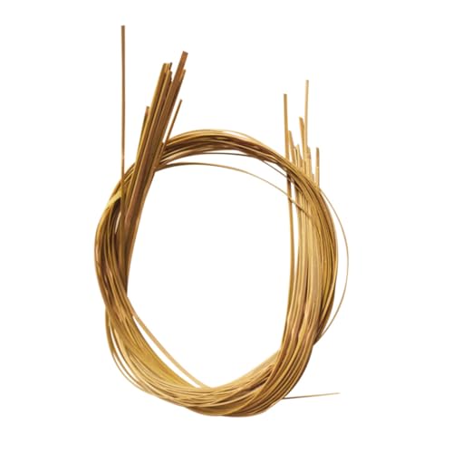 Uonlytech 20 Stück DIY Rattan Webstreifen Set Lange Natürliche Bambusstreifen für Korbflechten Möbel und Bastelprojekte von Uonlytech
