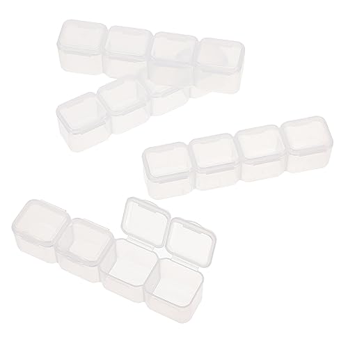 Uonlytech 20 Stück Diamant Malerei Aufbewahrungsbox Teilig Fächer Transparent für Strass Perlen Nagelkunst und DIY Projekte Praktisch und Leicht zu Transportieren Uonlytech 20 Stück Diamant Malerei Aufbewahrungsbox Teilig Fächer Transparent für Strass Perlen Nagelkunst und DIY Projekte Praktisch und Leicht zu Transportieren von Uonlytech