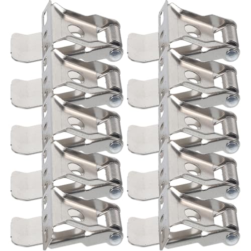 Uonlytech 20 Stück Federklemmen für Einbauleuchten aus Hochwertigem Stabile Montageclips für LED Panel Downlight Installieren Geeignet für Deckenleuchten und Downlight Retrofit Uonlytech 20 Stück Federklemmen für Einbauleuchten aus Hochwertigem Stabile Montageclips für LED Panel Downlight Installieren Geeignet für Deckenleuchten und Downlight Retrofit von Uonlytech