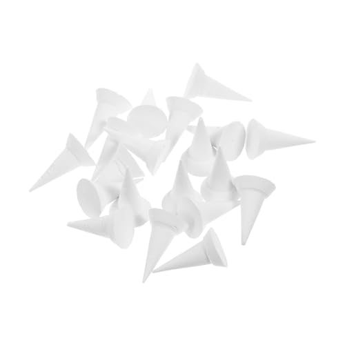 Uonlytech 20 Stück Feuerfeste Stütznägel Ofenkeramik für Beiträge hoch erste Hey Kleiner Töpferofen großer Mikrowellenofen Stelzenofen Ofenmöbel Mini-Ofen Aluminiumoxid Weiß von Uonlytech