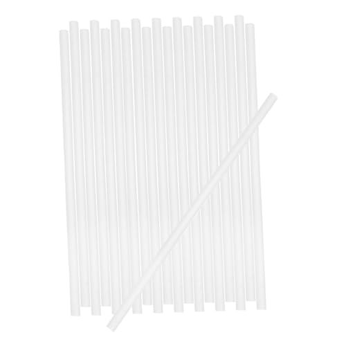 Uonlytech 20 Stück Heißklebesticks Hochtemperatur Klebestangen mit Starker Haftung für DIY Basteln Reparieren Dekorieren Kompatibel mit Heißklebepistole Schnell Schmelzend Transparent Weiß von Uonlytech