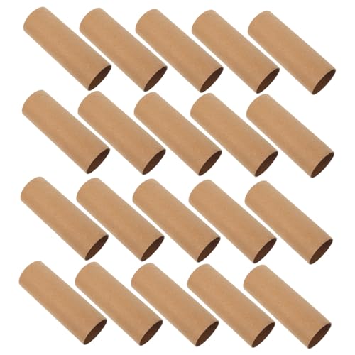 Uonlytech 20 Stück Teiliges Runde Bastel Pappröhren Wandstärke Stabile Leichte Kartonröhren zum Bemalen und DIY Kreativprojekte für Erwachsene von Uonlytech