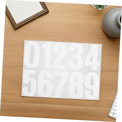 Uonlytech 20Blatt Reflektierende Zahlenaufkleber Weiß Selbstklebend und Große Nummernaufkleber für Briefkasten Tür Auto Wetterbeständige Adressnummern für Außenbereiche Uonlytech 20Blatt Reflektierende Zahlenaufkleber Weiß Selbstklebend und Große Nummernaufkleber für Briefkasten Tür Auto Wetterbeständige Adressnummern für Außenbereiche von Uonlytech