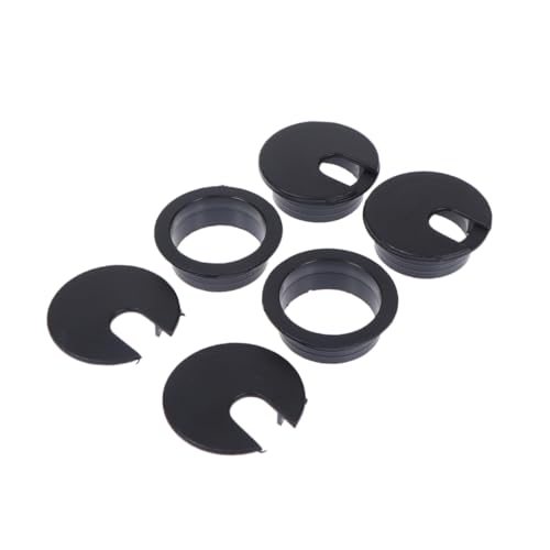 Uonlytech 35 Mm Kabeldurchführung Für Computertische 20 Stück Schwarz Für Schreibtisch Kabeldurchführung Für Desktop-Kabel Abdeckung Für Desktop-Loch Kabeldurchführung von Uonlytech