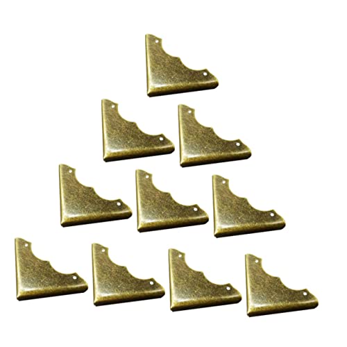Uonlytech 20Stücke Holzkoffer Eckprotektoren Vintage Stil Metall Randschutz für Möbel Dekorative und Schützende Ecken für Boxen für Schmuckkästen und Geschenkkisten Uonlytech 20Stücke Holzkoffer Eckprotektoren Vintage Stil Metall Randschutz für Möbel Dekorative und Schützende Ecken für Boxen für Schmuckkästen und Geschenkkisten von Uonlytech