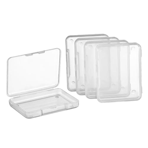 Uonlytech 20stücke Schmuck Aufbewahrungsbox Mit Klappdeckel Hartschale Behälterkoffer Für Ringe Perlen Gadgets Langlebiger Kunststoff-aufbewahrungskoffer Transparent Uonlytech 20stücke Schmuck Aufbewahrungsbox Mit Klappdeckel Hartschale Behälterkoffer Für Ringe Perlen Gadgets Langlebiger Kunststoff-aufbewahrungskoffer Transparent von Uonlytech