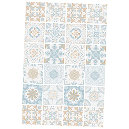 Uonlytech 24Stücke Kreative Fliesenaufkleber Teiliges Selbstklebend und Ölfest Vintage Design für Küchen und Badezimmerwände Einfache Anwendung und Uonlytech 24Stücke Kreative Fliesenaufkleber Teiliges Selbstklebend und Ölfest Vintage Design für Küchen und Badezimmerwände Einfache Anwendung und von Uonlytech