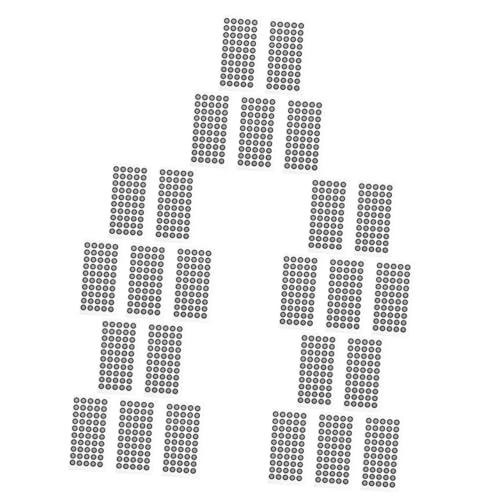Uonlytech 25 Blatt Scanner Reflexfolie Logo Aufkleber Scan Markierungsaufkleber Referenzmarkierungspunkt Reflektierende Folie Referenzpunkte Scanner Markierungspunkte Das Haustier von Uonlytech