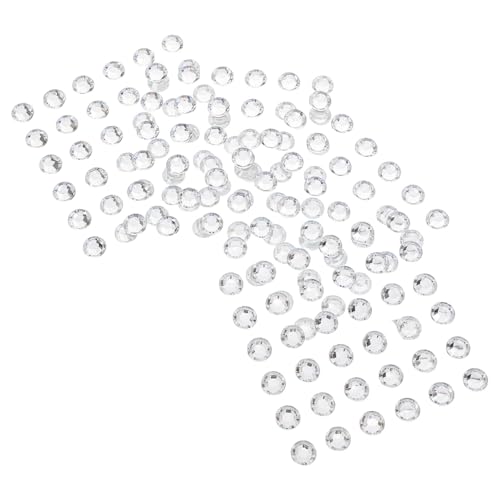 Uonlytech 250stücke Runde Strasssteine Selbstklebende Glitzer-Strasssteine Aus Kunststoff Edelstein-Aufkleber Für Bastelprojekte Schmuckaufkleber Haarschmuck Und Körperschmuck von Uonlytech