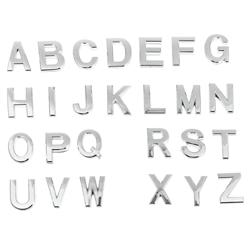 Uonlytech 26 Stück Buchstaben Aufkleber Teilig Selbstklebend Plattierte Türnummern Schilder Eleganter für Haus Briefkasten Geschäft Einfach zu Montieren Wetterfest Vielseitig Verwendbar Uonlytech 26 Stück Buchstaben Aufkleber Teilig Selbstklebend Plattierte Türnummern Schilder Eleganter für Haus Briefkasten Geschäft Einfach zu Montieren Wetterfest Vielseitig Verwendbar von Uonlytech