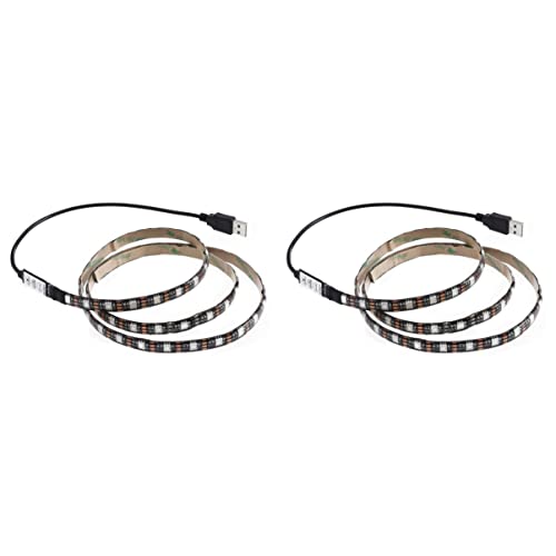 Uonlytech 2Pcs5050 Clo Seil mit Smd Außen M für Flexible Lichtsteuerleiste Led-Usb-Beleuchtung Kabelfernsehen Rgb von Uonlytech