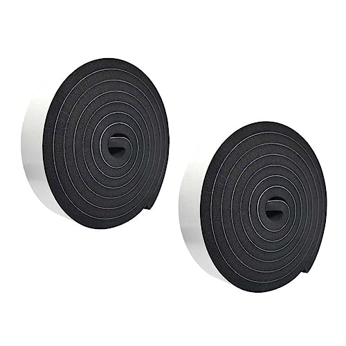 Uonlytech 2Rollen Schallisoliertes Dichtband Stoßfestes Selbstklebendes Band für Türen und Hitzebeständiges Dichtungsband für Möbel und DIY Anwendungen Uonlytech 2Rollen Schallisoliertes Dichtband Stoßfestes Selbstklebendes Band für Türen und Hitzebeständiges Dichtungsband für Möbel und DIY Anwendungen von Uonlytech