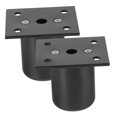 Uonlytech 2Stücke Aluminium Möbelfüße Verstellbare Sofabeine für Tisch Stuhl und Schrank Höhenverstellbar Stabil und Multifunktional für DIY Möbel Höhe von Uonlytech