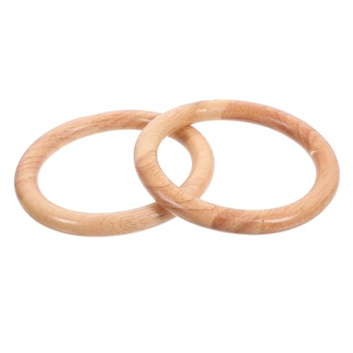 Uonlytech 2Stücke Holzringe Griffe für Handtaschen DIY Unvollendeter Hölzerner Taschengriff für Geldbörsenbasteln und Projekte Glattem Holz für Angenehmes Uonlytech 2Stücke Holzringe Griffe für Handtaschen DIY Unvollendeter Hölzerner Taschengriff für Geldbörsenbasteln und Projekte Glattem Holz für Angenehmes von Uonlytech
