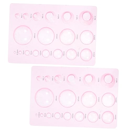 Uonlytech 2Stücke Quilling Formen Hochwertigem Halbkugel Papierwerkzeug für DIY Papierhandwerk Leicht und Kompakt für Quilling Projekte von Uonlytech