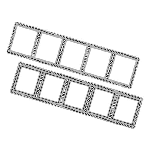 Uonlytech 2Stücke Stanzschablonen für DIY Handwerk Schneidwerkzeug mit Blumenform für Kartenherstellung Scrapbooking und Kreative Projekte von Uonlytech