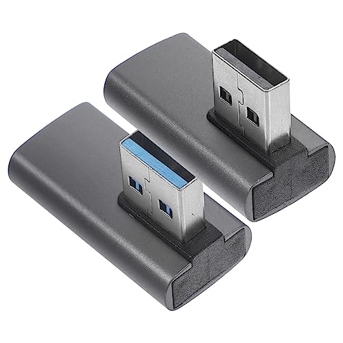 Uonlytech 2Stücke USB Adapter USB A Stecker Buchse für Power Bank Laptop Enge Räume Stabiler Schnelle Datenübertragung von Uonlytech