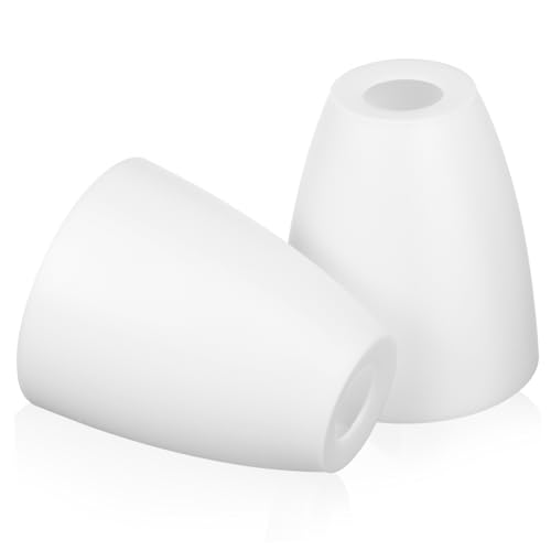Uonlytech 2Stücke Weißer Kunststoff Lampenschirm Öffnung für Multifunktional und Elegant für Tischlampen Nachttischlampen Uonlytech 2Stücke Weißer Kunststoff Lampenschirm Öffnung für Multifunktional und Elegant für Tischlampen Nachttischlampen von Uonlytech